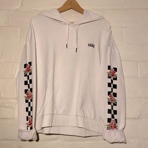 Vans Rose Checker Sleeve Hoodie